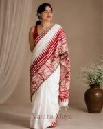 Premium Exclusive Doll Design Printed Linen Cotton Saree