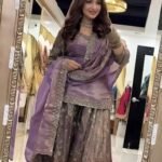 Premium Purple Frendy Silk 3-Piece Dress with Sequin & Zari Embroidery